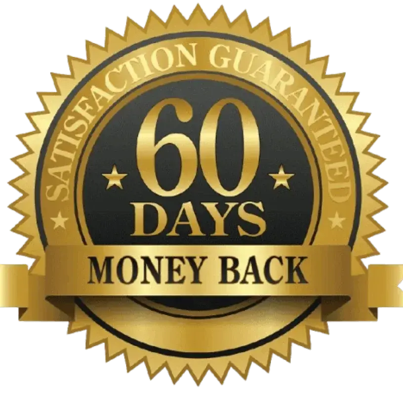 60 days money back guarantee